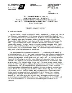USCG releases El Faro final report